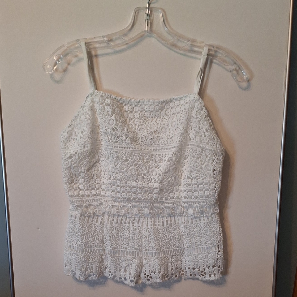 Kendall & Kylie White Lace Camisole